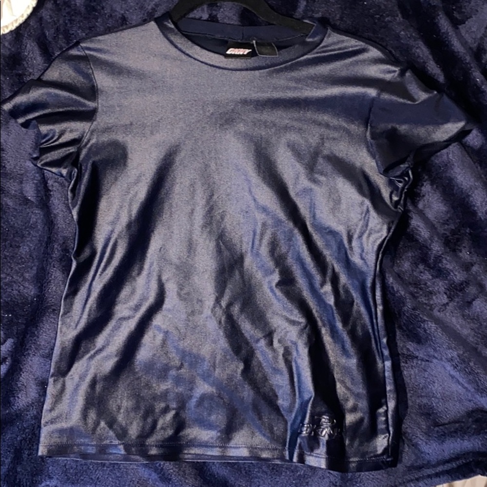 Silk Midnight Blue Short Sleeve